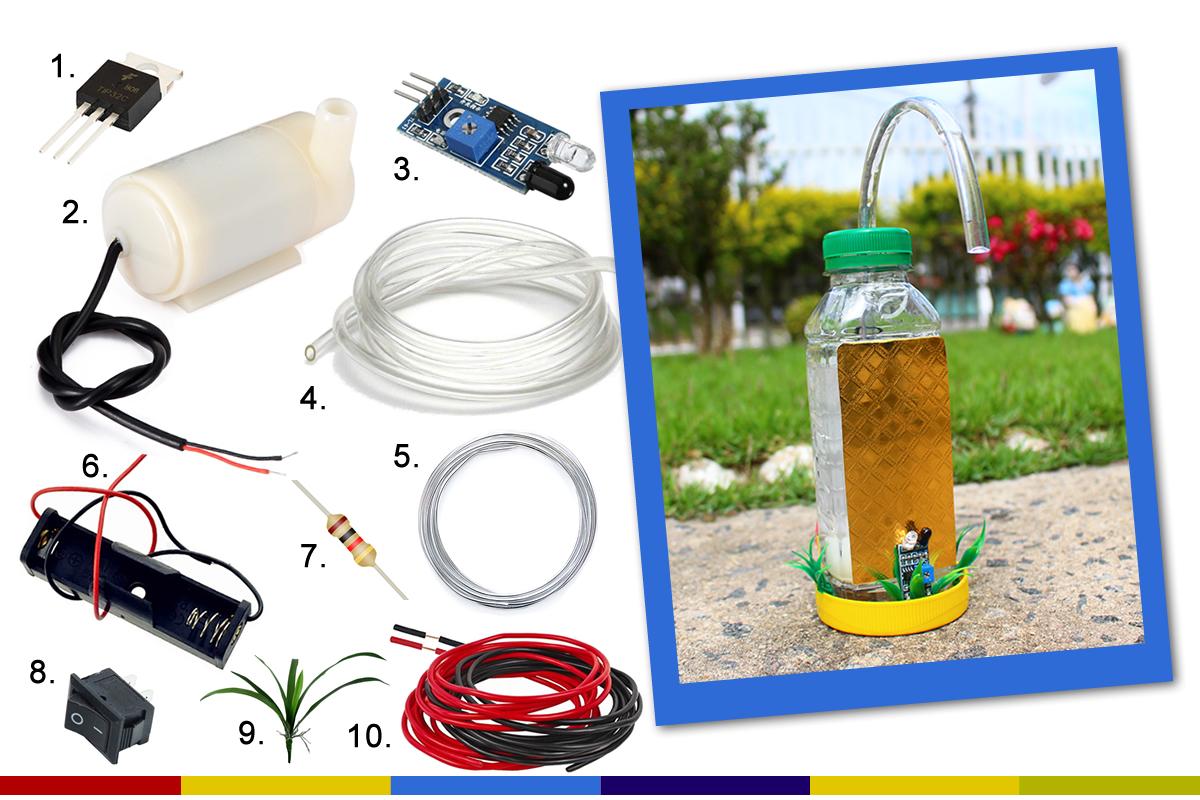 Kit Dispenser para Álcool gel ou Sabonete Líquido DIY - Componentes Eletrônicos