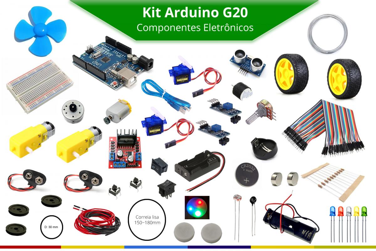Kit Arduino de Robótica DIY | G20