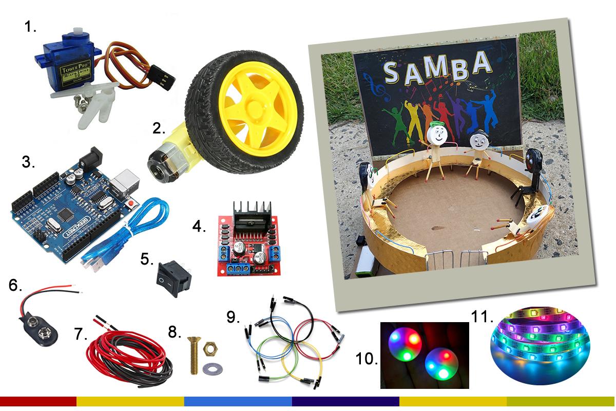 Kit Samba - Componentes Eletrônicos - DIY