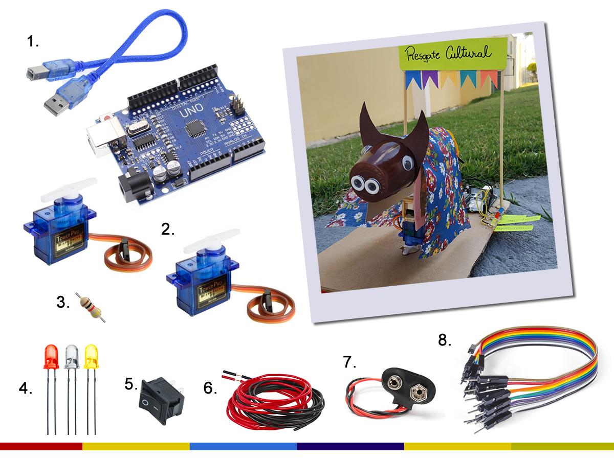 Kit Bumba Meu Boi DIY - Arduino e componentes para montagem do projeto